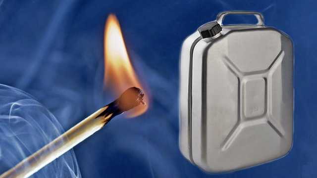 Житель Черкасской области облил бензином двоих своих детей