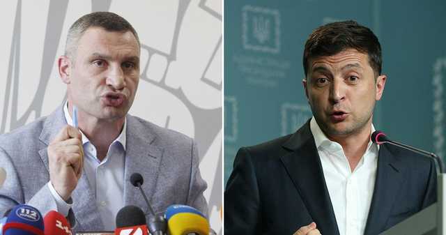 Титульный бой мэра Кличко с президентом Зеленским — Deutsche Welle