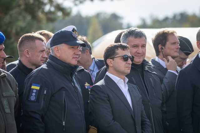 Зеленский принял участие в учениях органов МВД