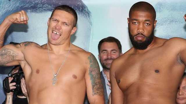 Усик исторической победой дебютировал в супертяжах