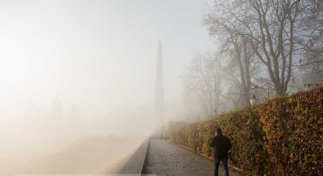 В последнюю субботу октября туманы не уйдут из Украины, но воздух прогреется