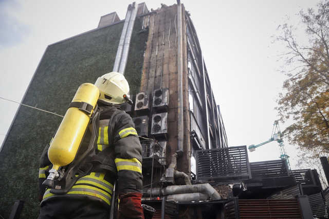 На одесском Ланжероне горит отель M1 Club