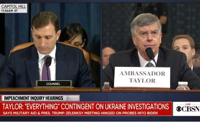 Тейлор: Трампа больше заботило расследование против Байдена, чем Украина