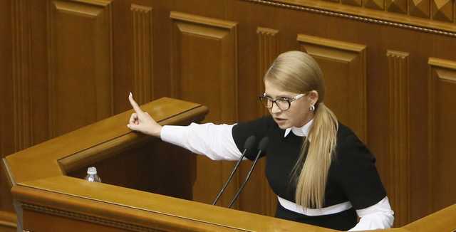 Тимошенко: закон о разделе «Нафтогаза» нагло сфальсифицирован властью