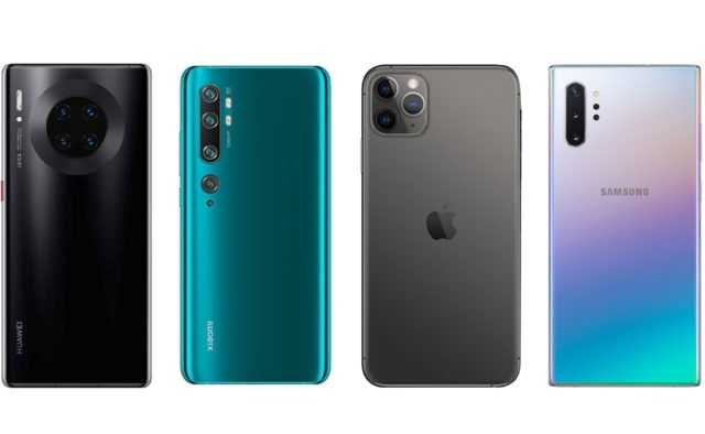 Названы смартфоны 2019 года с лучшими камерами