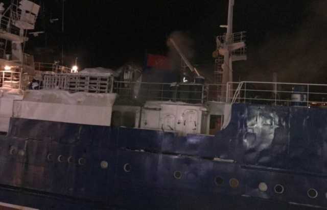 У норвезькому порту загорівся російський траулер