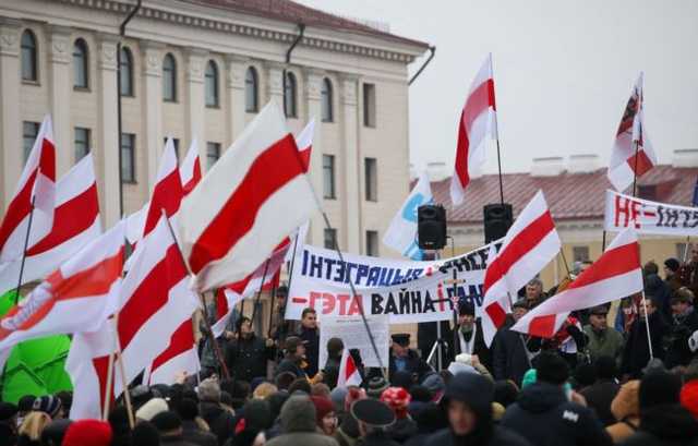 Білоруси знову мітингували проти «поглиблення інтеграції» з Росією