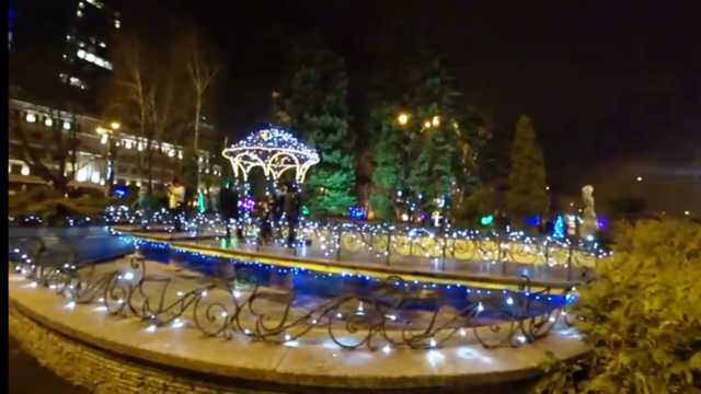 «Будто и не было войны»: дончане показали видео главной площади Донецка