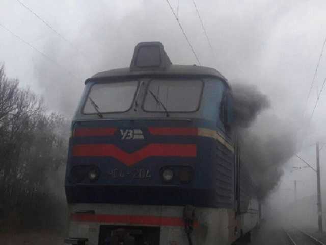 Электричка «Шостка-Киев» загорелась на ходу