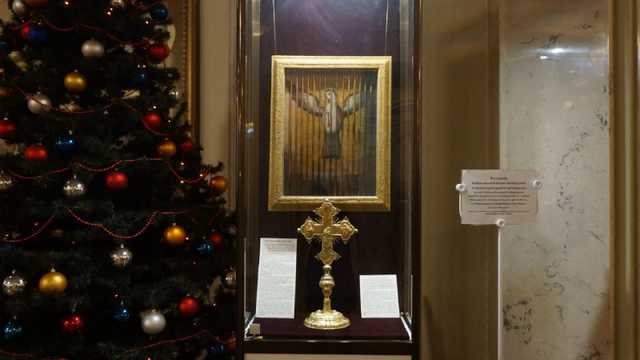 У Раді презентували унікальну 3D ікону «Трійця Новозавітна»