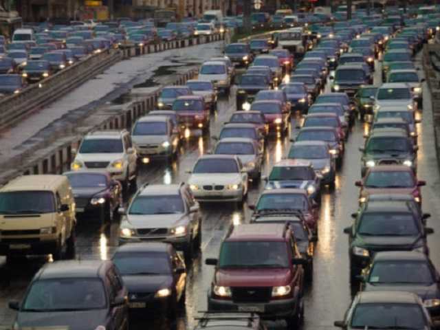 Самые больше пробки в Киеве — в четверг вечером: составлена карта пиковых заторов