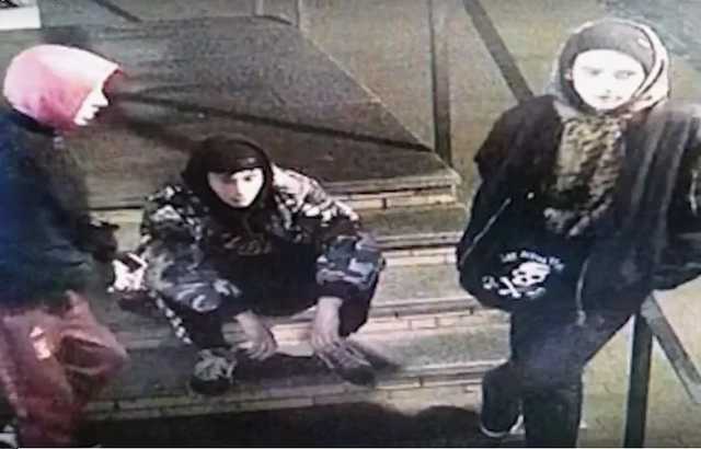 Кличко показал видео с вандалами, повредившими LED-подсветку на Аллее художников