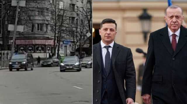 Центр Киева перекрыли из-за президентского кортежа: впечатляющее видео