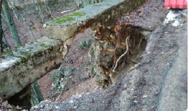 У оккупантов в Крыму произошло ЧП с дорогой на Ай-Петри