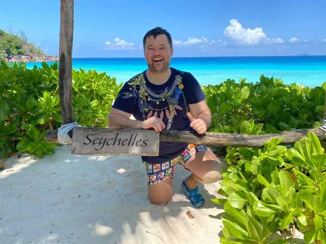 Богдан опубликовал фото с отдыха на Сейшелах