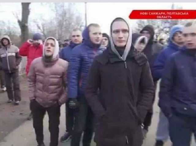 Протестовавшие под Радой "фермеры" отметились в Новых Санжарах