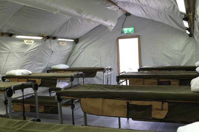 Українські ССО отримали від американських колег наметовий комлекс “Аляска”