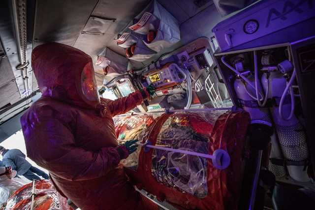 В Украине из-за коронавируса на дежурство заступает специальный санитарный вертолет