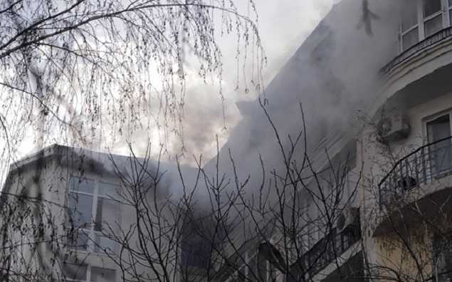 В Одессе произошел пожар в многоквартирном доме