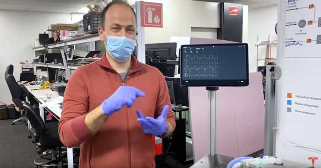 Инженеры Tesla показали прототип своего аппарата ИВЛ