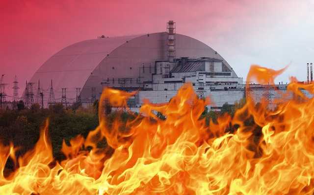 МОЗ рекомендує не виходити на вулицю через пожежі в Чорнобильській зоні