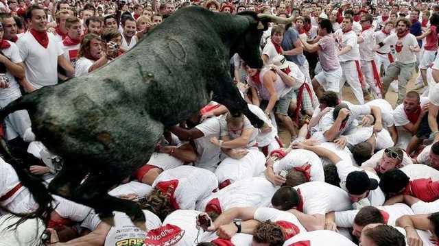 В испанской Памплоне из-за коронавируса отменили знаменитый забег смельчаков с быками