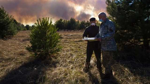В Чернобыльском заповеднике рассказали, где продолжают гореть леса зоны отчуждения