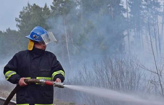 Під Чорнобилем та на Житомирщині триває гасіння осередків пожеж