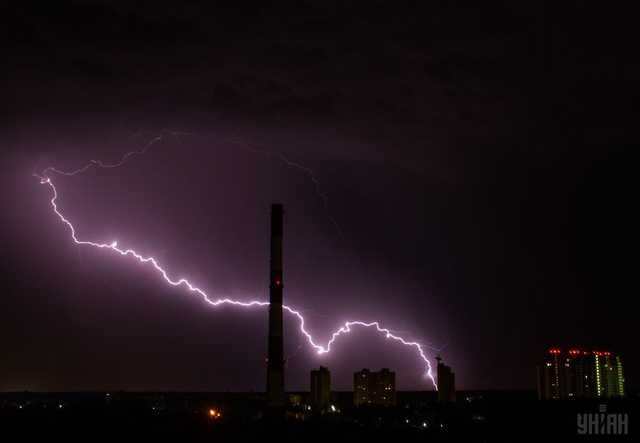На Украину обрушились грозы, град и шквалы