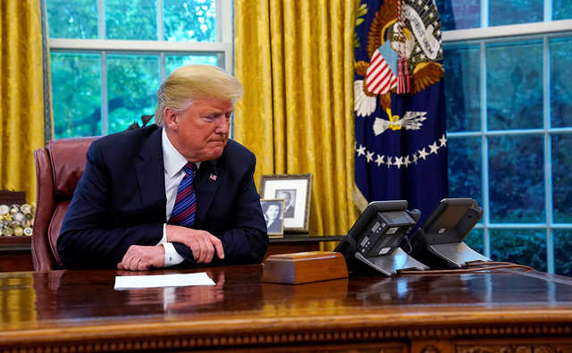 Трамп каже, що не ховався у бункері під час протестів біля Білого дому