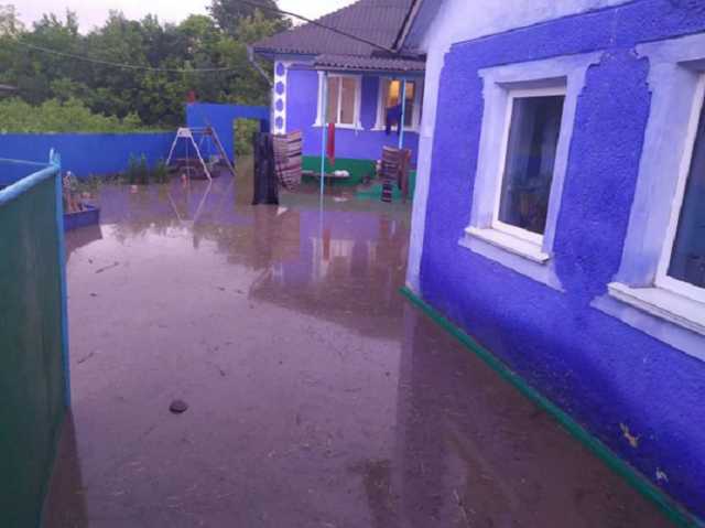 Ливень за полчаса затопил село в Винницкой области