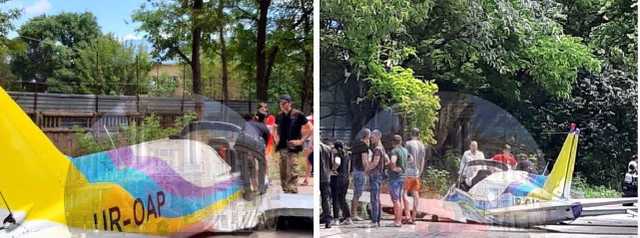 Крушение самолета в Одессе: появилось страшное видео момента катастрофы