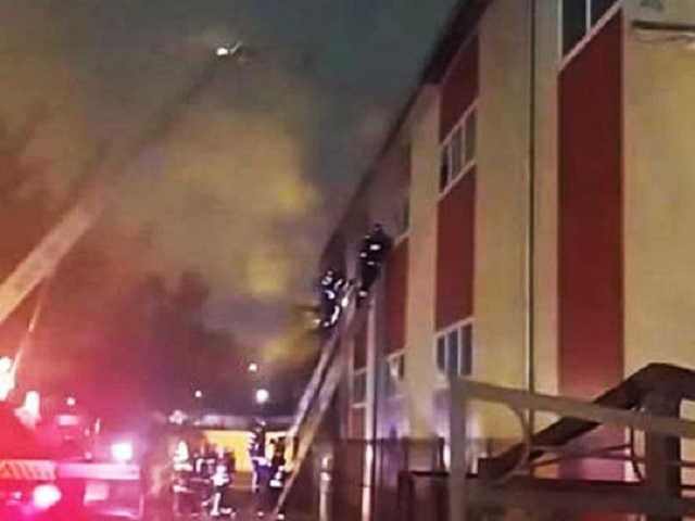 Во Львове горела кофейная фабрика