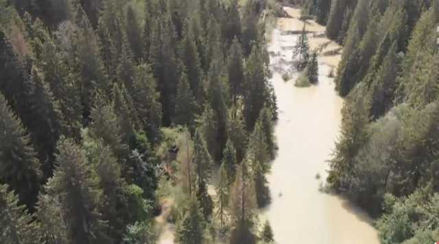 Селевий потік може знести частину села на Прикарпатті