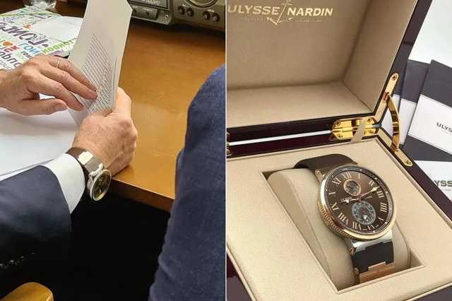 У "слуги народа" заметили брендовые часы за 15,5 тысячи евро