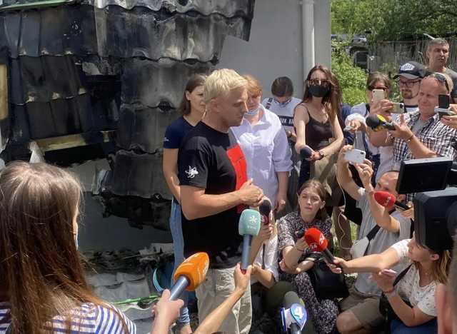 Поджог дома Шабунина: Активисты требуют отставки Авакова