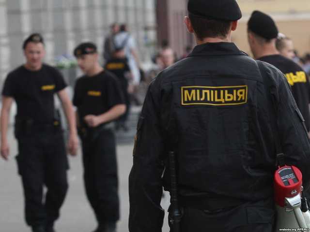 Міліція перекрила вхід на центральні площі Мінська