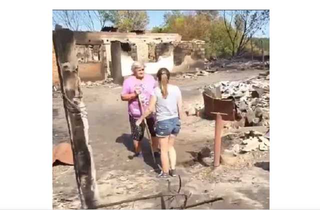 На Харьковщине показали сгоревшие дома и погибших животных