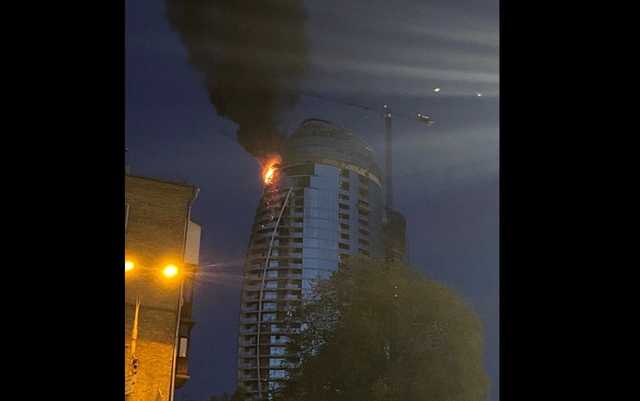 Пожар в Taryan Towers