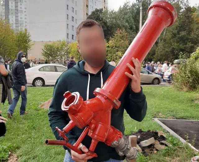 В Беларуси арестовали митингующего за фото с деталью из водомета