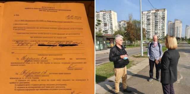 Поліція затримала руйнівника агітпалаток в Києві