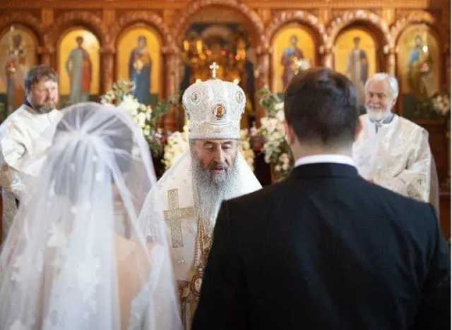 Первый замглавы ОП Трофимов обвенчался в церкви РПЦ. Церемонию проводил Онуфрий