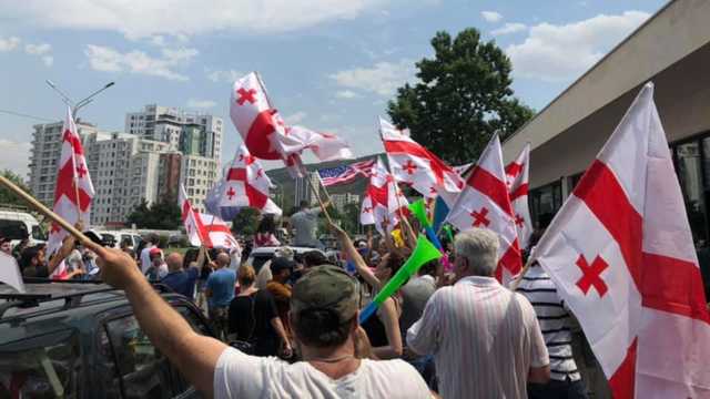 У Тбілісі почалися протести через результати виборів