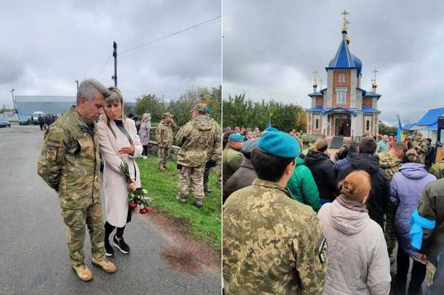 На Николаевщине простились с убитым на Донбассе бойцом ВСУ