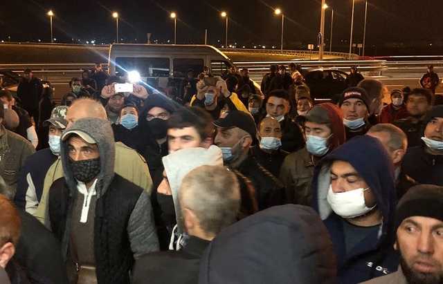 На Керченском мосту в Крыму незаконно задерживали крымских татар