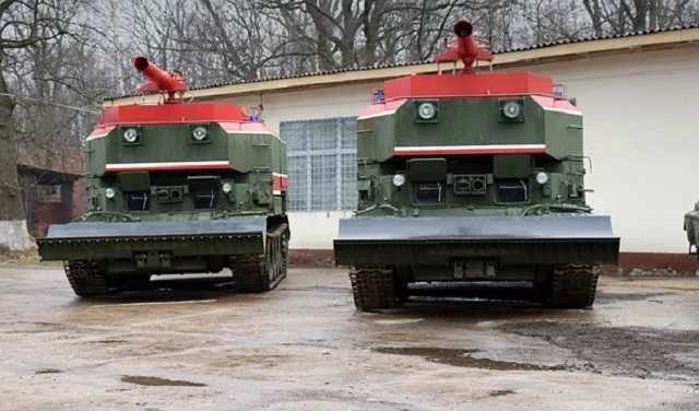 ВСУ получили модернизированные пожарные танки