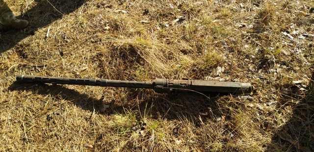 Пограничники нашли в лесу на Луганщине пулемет