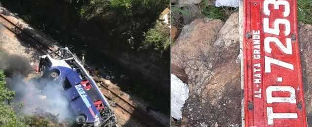 В Бразилии автобус рухнул с 35-метрового моста: десятки жертв и раненых