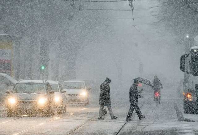 На Украину надвигается штормовой ветер и похолодание до -15