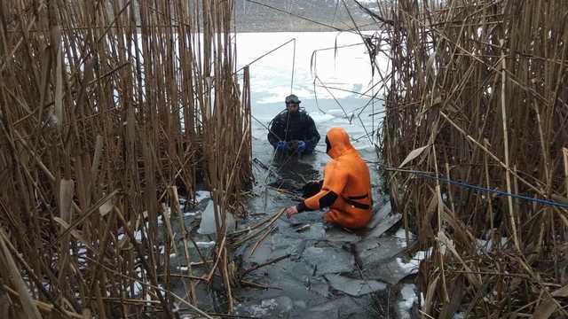 Под Днепром два рыбака провалились под лед и утонули
